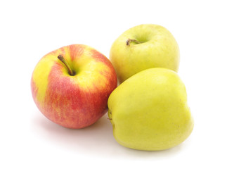 Three big apples.