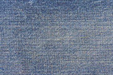 Close up of blue denim jeans.