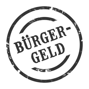 nssr3 NewStampSignRound nssr - german - Stempel mit Text: B&uuml;rgergeld (gross) - g7203