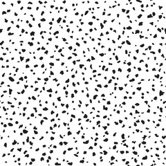 Black and white abstract shapes seamless vector pattern. Black and white texture.