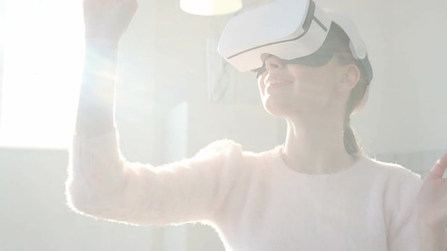 The concept of the future and new technologies.