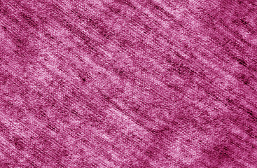 Sack cloth texture in pink color.