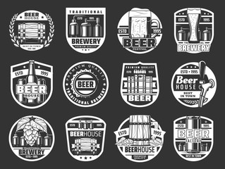 Obraz premium Beer house bar and brewery pub festival