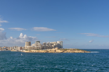 Teilansicht der Stadt Valletta auf Malta