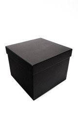Black box on white background