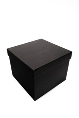 Black box on white background