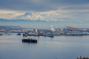 Port Under Mount Rainier 7