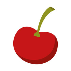 cherry fresh fruit cartoon