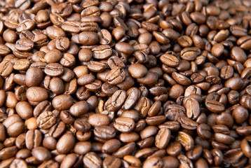 Roasted coffee beans