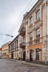 Street in Vilnius, Lithuania