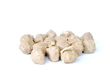 Thai grilled meatballs,Cow tendon mix.