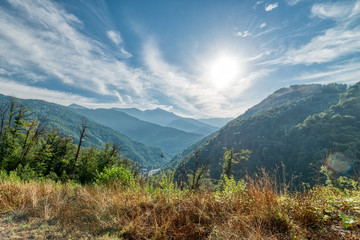 Obraz premium Mountain landscape. Sunny day.