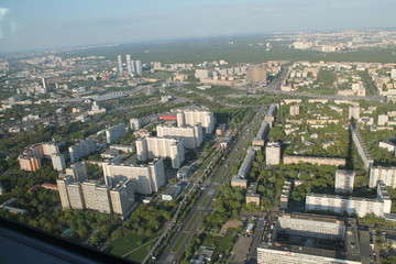  aerial view of the city