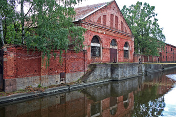 Bypass channel in Kronstadt, Russia