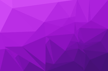 Purple polygonal abstract background blurry design.