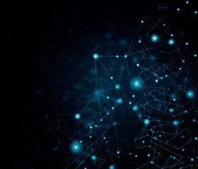 Technological background, Internet concept of global business. Internet connection, abstract of science and technology graphic design