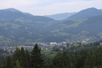 Beautiful mountain landscape in summer