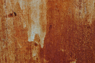 texture of rusty metal