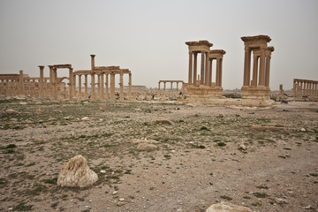 Ruins of ancient Palmyra, Syria.