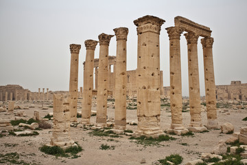 Obraz premium Ruins of ancient Palmyra, Syria.