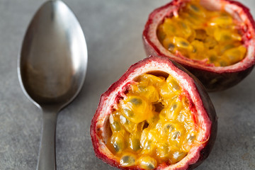 passion fruit. Tasty and healthy tropical fruit