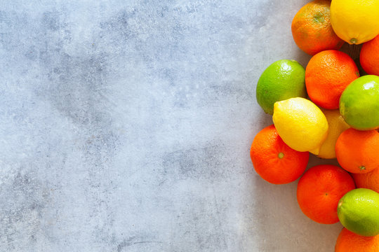 Tasty and healthy citrus fruit. Place for text © Rochu_2008