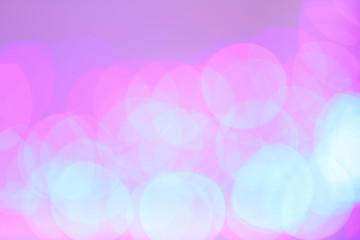 Beautiful glowing lights as background. Bokeh effect
