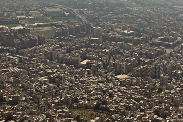 Fototapeta premium View of Damascus from above. Syria