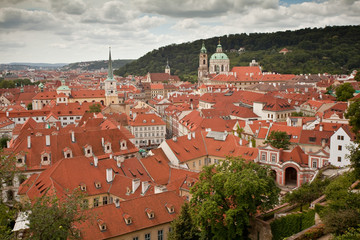 Fototapeta na wymiar Prague. View from above. Czech Republic