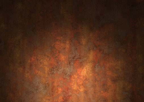 industrie rusty wall with spot light effect