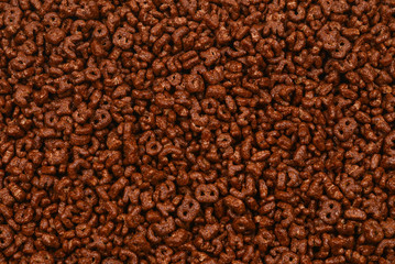 Corn-flakes background and texture. Top view. cornflake cereal box for morning breakfast.
