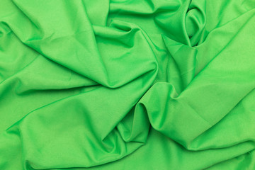 Green fabric texture background