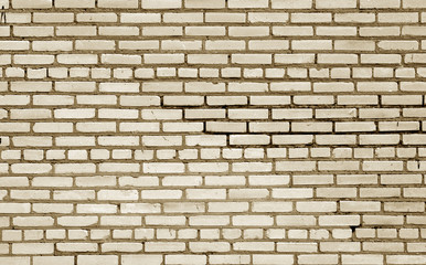 Old brick wall surface in brown tone.