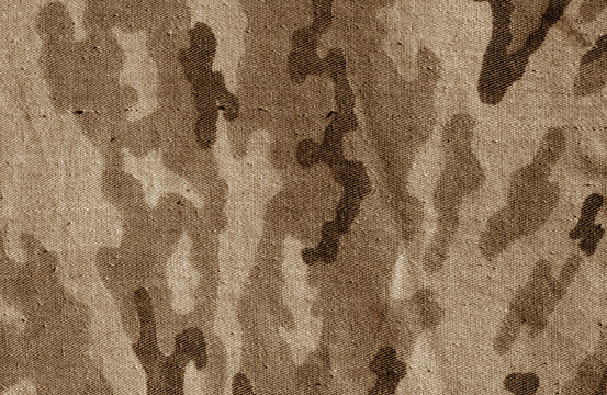 Old camouflage cloth texture in brown tone.