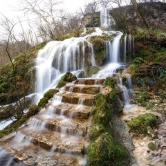 Bad Urach Wasserfall bei zu viel Wasser