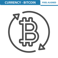 Currency - Bitcoin Icon