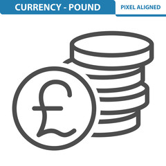 Currency - Pound Icon