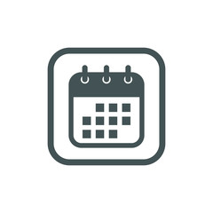 Modern Icon Calendar Button Applications