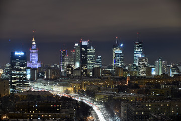 Naklejka premium Warsaw City Poland
