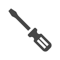 Screwdriver Isolated Flat Web Mobile Icon