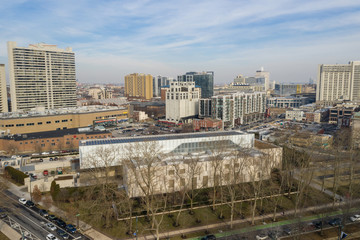 Aerial photo Barnes Foundation Downtown Philadelphia PA