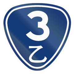 The sign of Taiwan Provincial Highway 3b