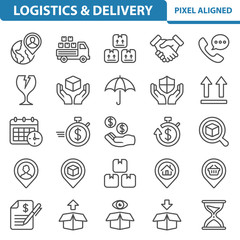 Logistics & Delivery Icons