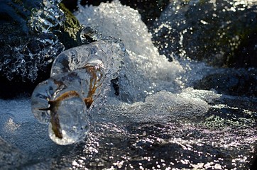 Running water and ice