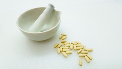Tablets and mortar