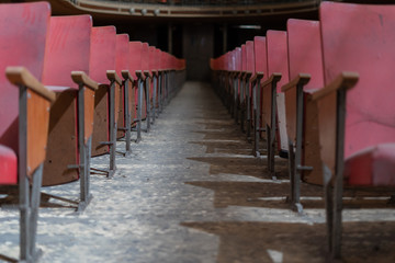 A wonderful old theater, now abandoned.