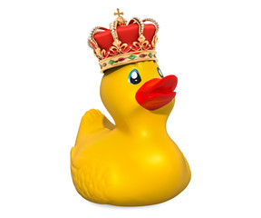 King Rubber Duck, 3D rendering