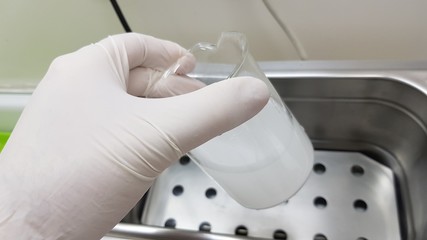 Preparation of a solution