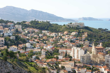 Fototapeta na wymiar Marsiglia in Costa Azzurra