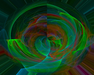 digital abstract fractal, fantasy design